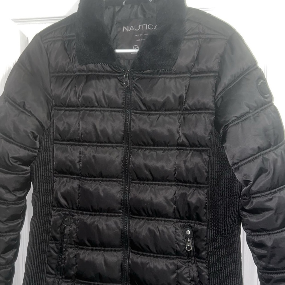 Nautica Quilted Black Jacket